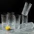 Lined Clear Water Glasses Set of 6, 280 ML
